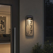 Home number sign led display adress acrylic sign house number adress plaque farmhouse home exterior decor custom made outdoor wall signc outdoor lighted door number sign (Copy)