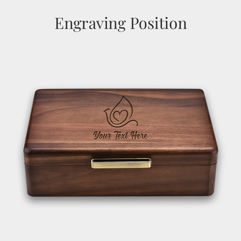 Acacia Wood Jewelry Box Organizer